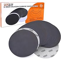 60Pcs 6 Inch Sanding Discs Hook And Loop, Wet Dry Sanding Discs 800 1000 1500 2000 3000 5000 Grit Orbital Sander 60pcs 6 Inch Non Hole Grinding Disc Sandp - View #3