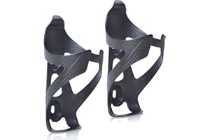ThinkTop 2 Pack Ultra-Light Full Carbon Fiber Bicycle Bike Drink Water Bottle Cage Holder Brackets for Road Bike MTB Cycling