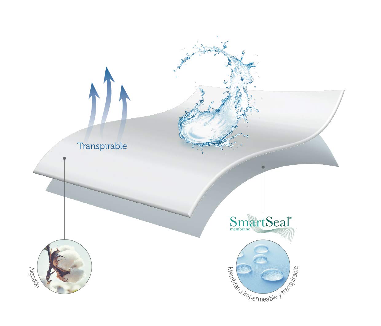 Pikolin Home - Protector de colchón rizo, 100% algodón ...