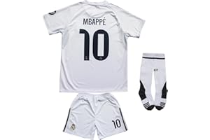 ORGBRAIN Madrid #10 Football Soccer Kids Jersey Shorts Socks Set Youth Sizes