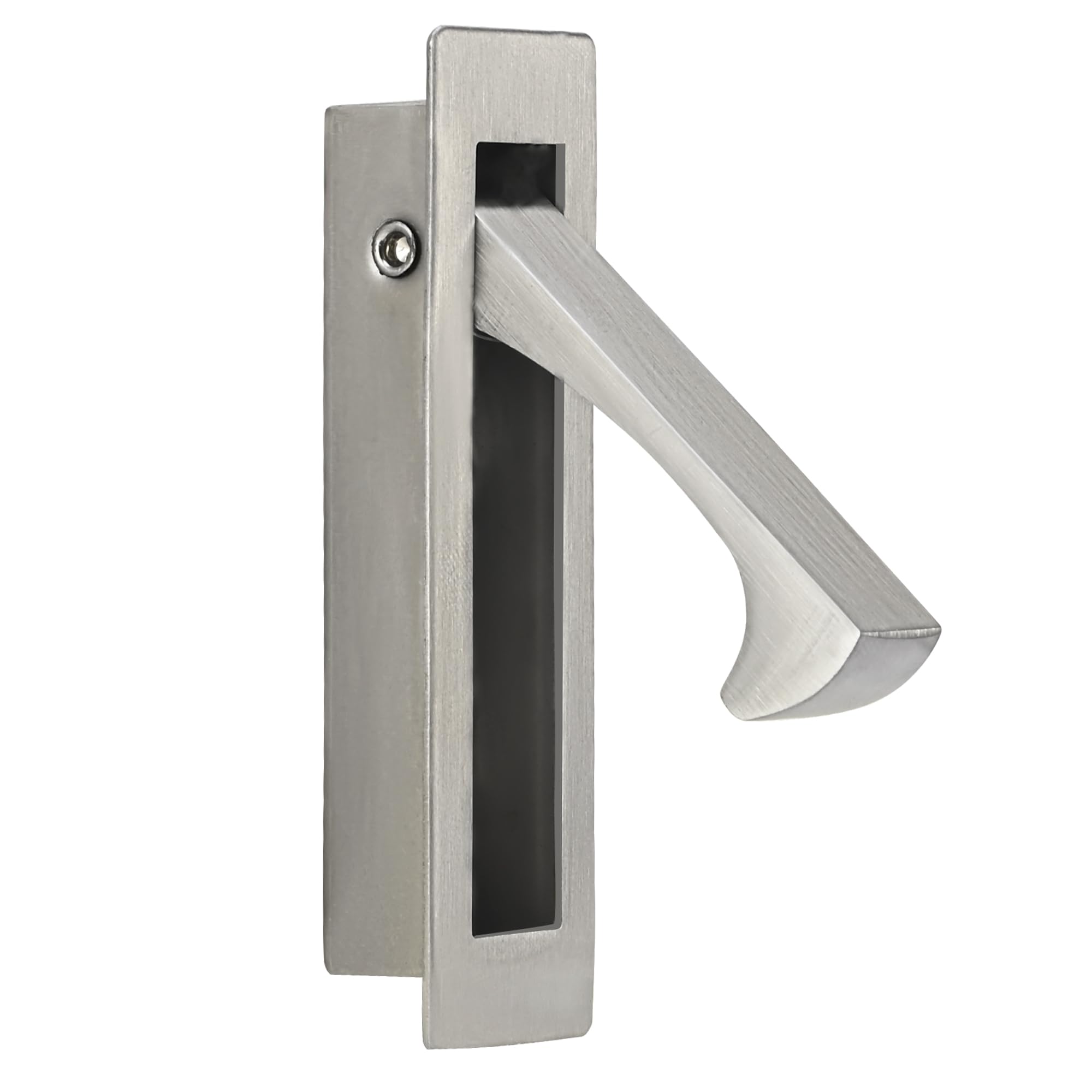 HOMOTEK Recessed Pocket Door Pull Handle, Edge