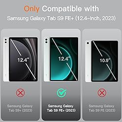 JETech Case for Samsung Galaxy Tab S9 FE+ / S9 FE