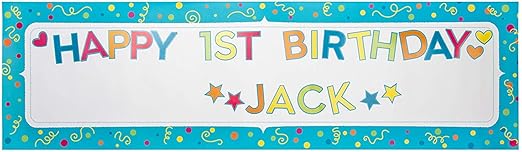 Amazon Com Juvale Customizable Banner 10 Piece Custom Banner