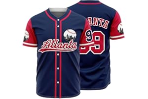 ETKWQPG Men's 99 Baseball Jerseys 90s Hip Hop Button Down Baseball Shirts for Party Stitched