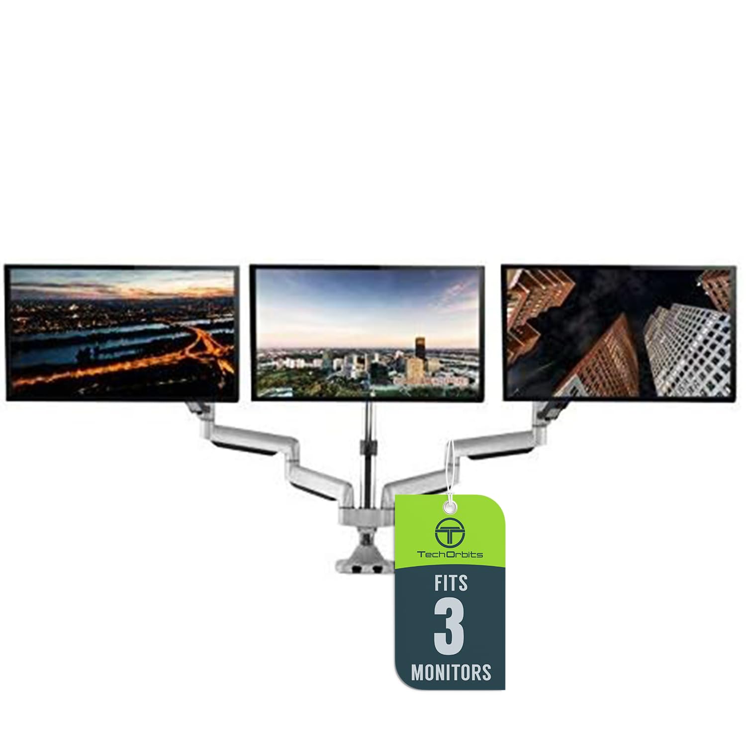Mua TechOrbits Universal Desk Mount for Triple Monitor - Fits Three 13 ...