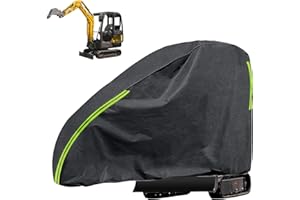 Excavator Cover, 420D Cover for Mini Excavators 800-1600kg, Waterproof, Breathable Excavator Tarpaulin, Mini Excavator Tarpau