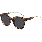SOJOS Classic Square Polarized Sunglasses Womens Mens Retro Trendy UV400 Sunnies SJ2050