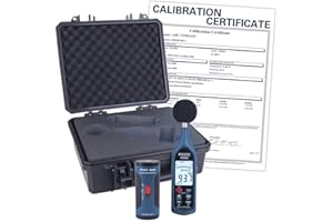 REED Instruments R8080-KIT-NIST Data Logging Sound Level Meter and Calibrator Kit,