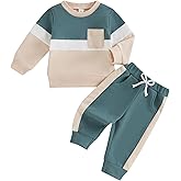 Mubineo Toddler Baby Boy Clothes Fashion Long Sleeve Sweatshirt Sweatpant Outfits Fall Winter Tops Pant Outfit Sweatsuit