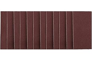 Flyrivergo 12pcs Sanding Sleeves, Sander Paper for Leather Burnishing Machine, Including 120/180/320 Grits