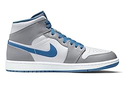 Nike mens Air Jordan 1 Mid Shoes, Cement