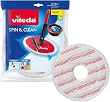 Vileda Spin and Clean Mop Refill White 1 Count Official Microfibre