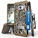 Galaxy S8 Case, [Tri Shield] Hybrid Rugged Full Body Armor Defender Cover with Kickstand, Card Slot & 360°Belt Clip Holster for Samsung Galaxy S8 (Camo)