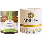 𝐀𝐏𝐈𝐋𝐈𝐅𝐄 - GREEN BRAZILIAN PROPOLIS with Black Seed Honey 250g | Total Defence | Miel de Graines Noires | Natural Raw O