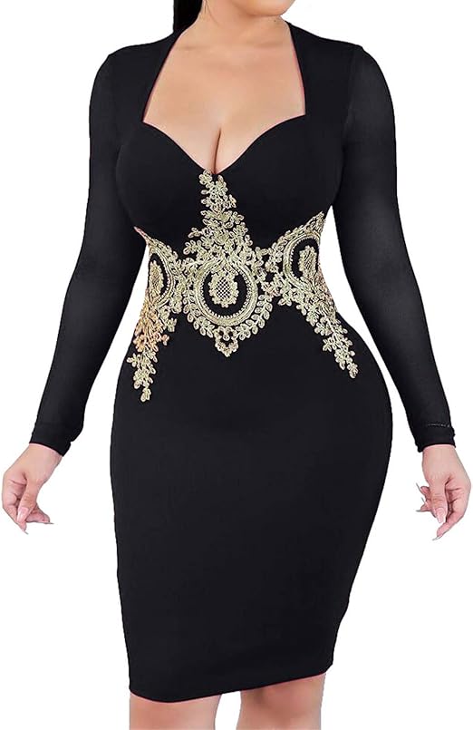 Hemlock Cocktail Party Dress,Women Long Sleeve Dresses