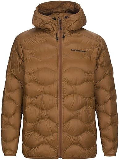 mens brown hooded jacket