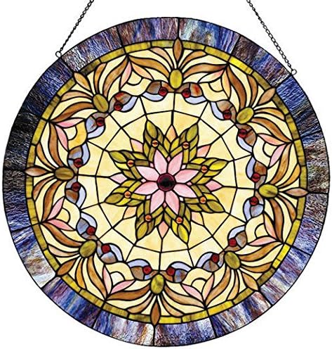 Stained Glass Edwarn Handcrafted Window Panel