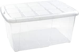 PLASTIC FORTE, Caja de almacenamiento, Multicolor, 60 litros ...