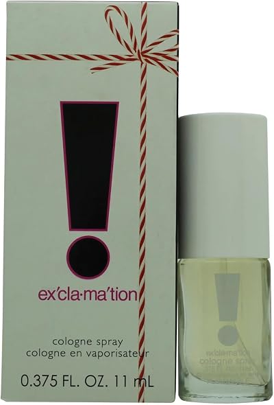 Coty Exclamation Cologne 11ml Women Powdery Fruity Perfume 1988 Gift