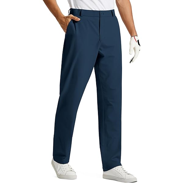 Amazon.com: Lesmart Men Golf Pants Expandable Waistband Stretch