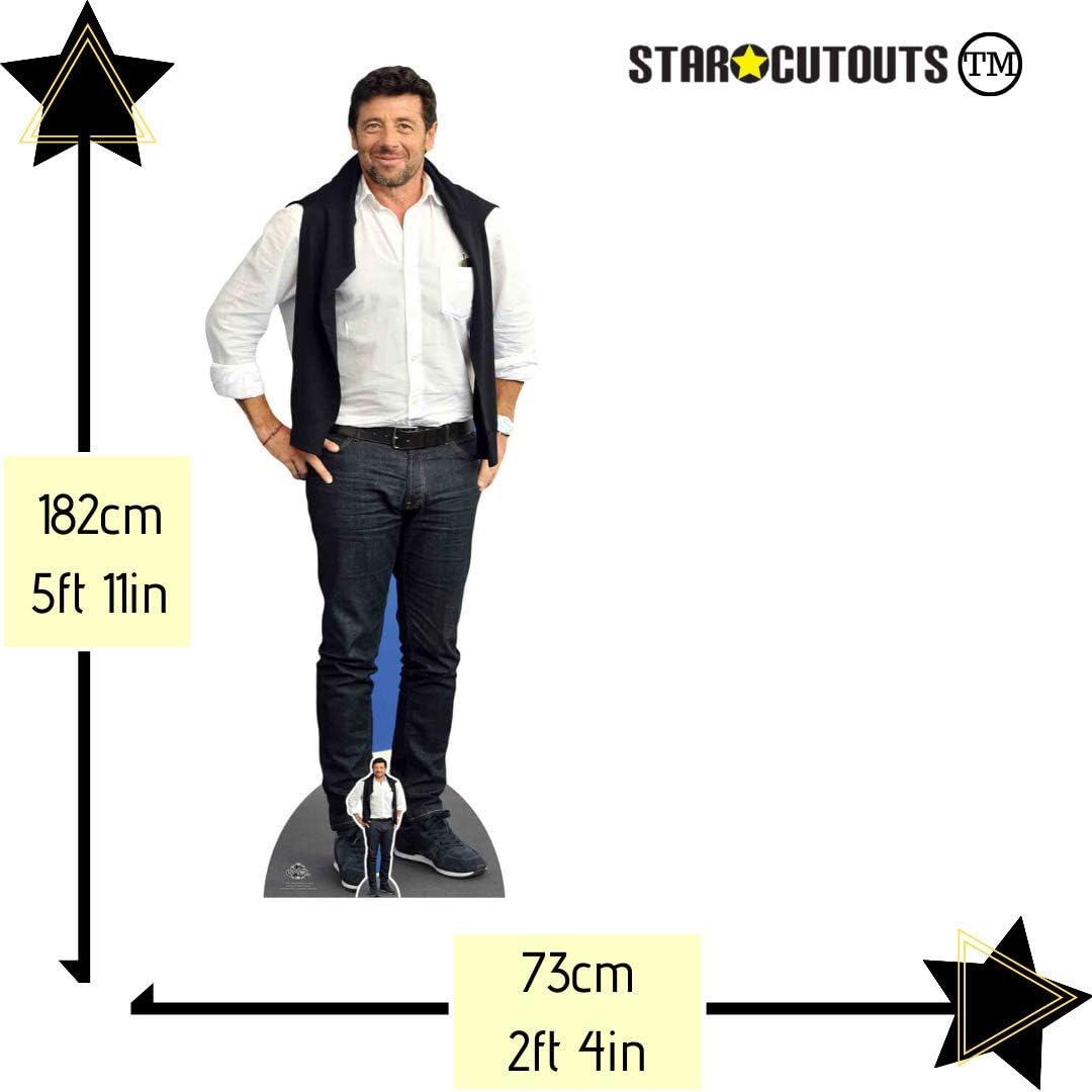 Star Cutouts CS921 Patrick Bruel (Casual) Lifesize Cardboard Cutout/Standee/Standup Perfect for Parties Fans - Image 4