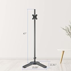 Single Monitor Mount, Extra Long Monitor Stand, 47
