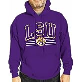 Campus Colors NCAA Adult Unisex Overtime Classics Hooded Fleece Sweatshirt, Cozy Cotton Poly Blend, Timeless Design