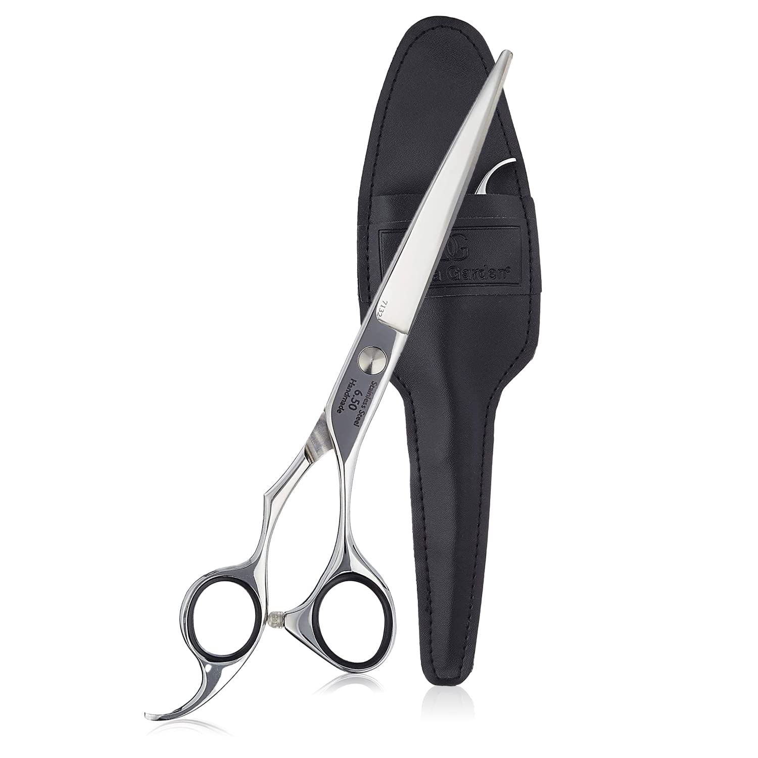 Olivia Garden SilkCut™ Shear, Size 6.5" - Handcrafted with Japanese Steel, Shear Sleeve Included