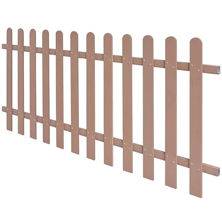 Festnight Outdoor Picket Fencing Panels Garden Fence Edging Fence