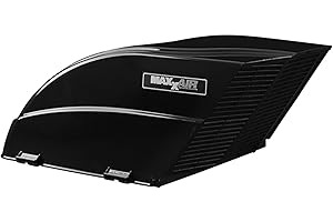 MAXXAIR FANMATE 00-955002 Fan/Vent Cover with EZ Clip Hardware, Constant Airflow, Super Tough, Black