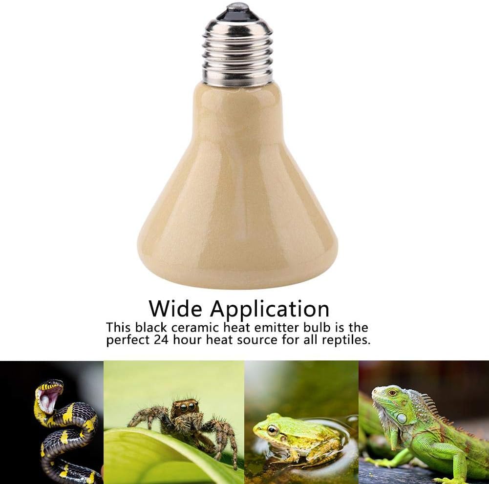 Lampada Riscaldante Per Pollai, Rettili E Animali – 200W/350W/500W, Timer 3-12h, Con Luce UVA/UVB