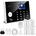 Alarm System for Home Security, Tuya Smart Home Security System, Home Alarm System No Monthly Fee,for Kids and Pet Safety,Compatible with Alexa and Google,for Apartment House Office,Villa