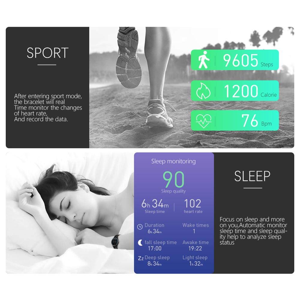 H-sunshy N58 Smart Watch Reloj Deportivo ECG + PPG ECG HRV ...