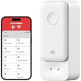 SwitchBot WiFi Water Sensor, Smart Water Leak Detector, 100dB Adjustable Alerts &amp; App Alerts, IP67 Waterproof, Wireless Detector for Kitchen, Bathroom, Basement, No Hub Required (Support 2.4G)