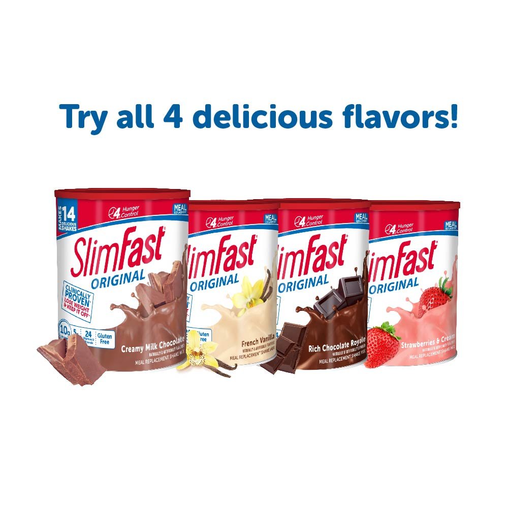SlimFast Original Meal Replacement Shake Mix Powder Weight Loss