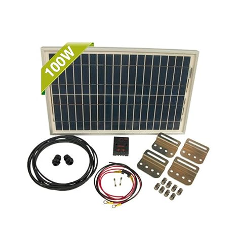 Amazoncom Newpowa 100w Watt Panel 12v Solar Battery