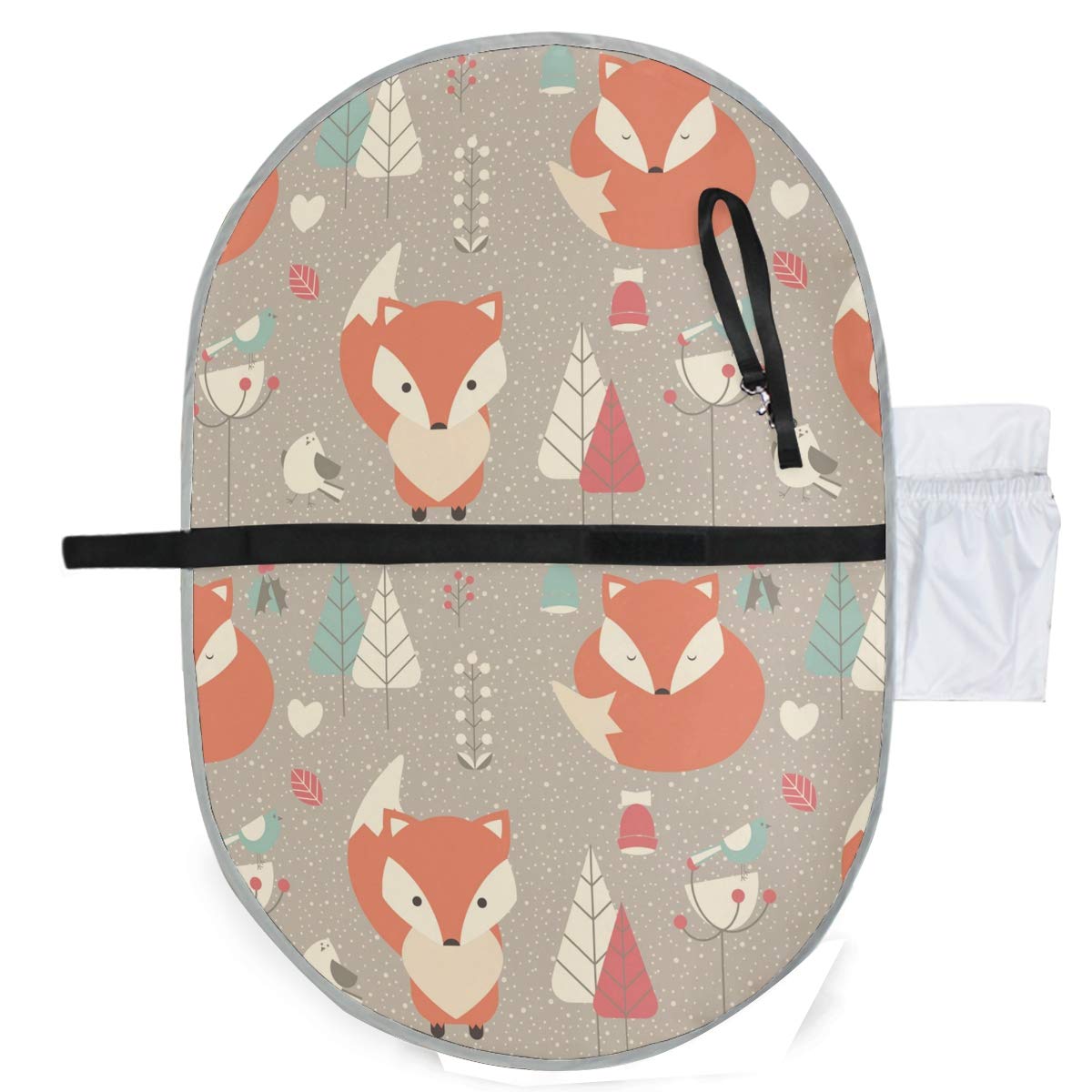 fox baby changing mat