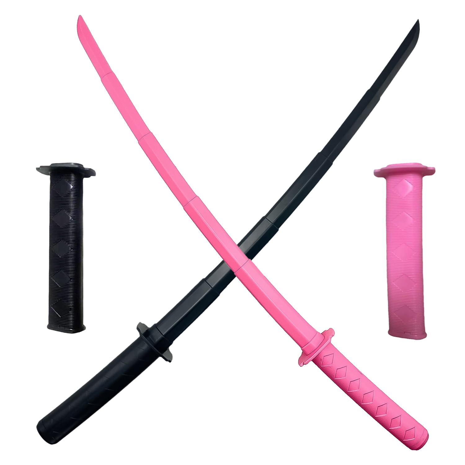 RmKbe 2pcs 3D Printed Gravity Retractable Samurai Sword Creative Decompression Tricky Toy Adult Samurai Sword Model Toys for Boys Girls