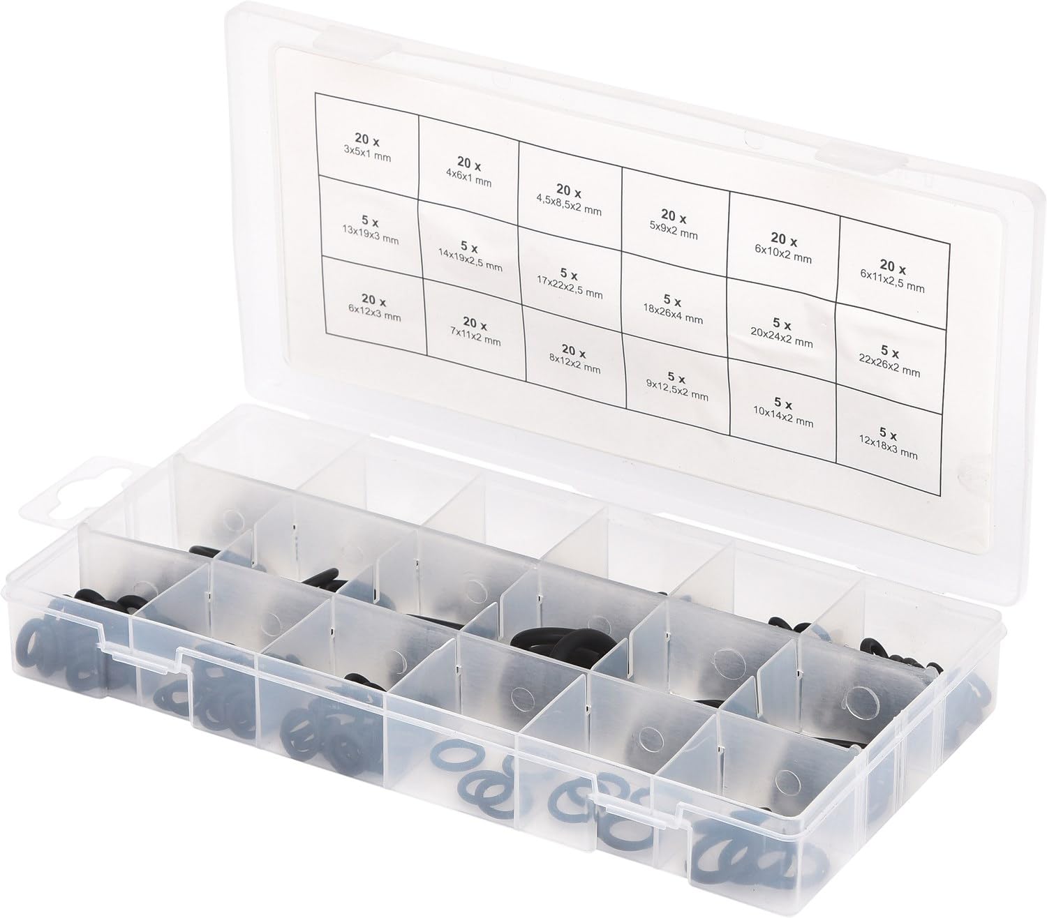 KS Tools 970.0180 O-Rings Internal Assortment