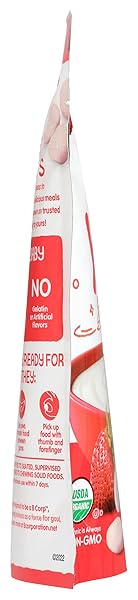HAPPY BABY ORGANICS YOGIS FREEZE-DRIED YOGURT & FRUIT SNACK, STRAWBERRY, 1 OUNCE (PACK OF 1)