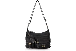 Angel Barcelo Crossover Purse and Handbags Crossbody Bag for Women,Ultra Soft Leather Neatpack Bag Shoulder Purses for Girl