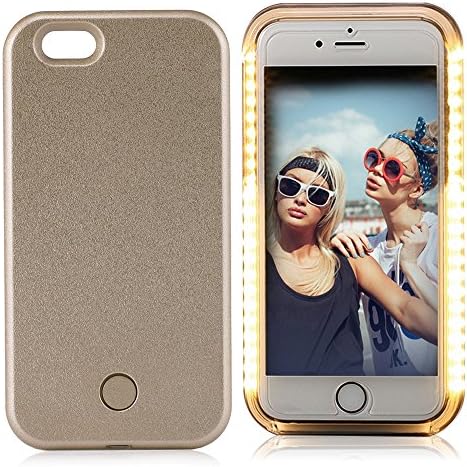 iPhone 6S Case, Elftear LED Light Up Luminous Selfie Cell Phone Case Illuminated Back Cover for Apple iPhone 6S iPhone 6