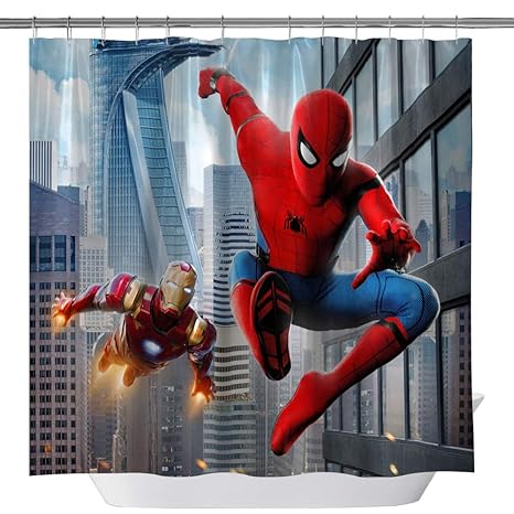 Amazon Com Marvel Hero Shower Curtains Superheroes Polyester
