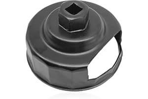 BSAMZO Oil Filter Wrench Tool for harley, Oil Filter Cap Removal Tool Socket For 1984-2021 Harley Davidson Motorcycle Oil Change Filters with 76 x 14 Flutes (Except '15-later XG)