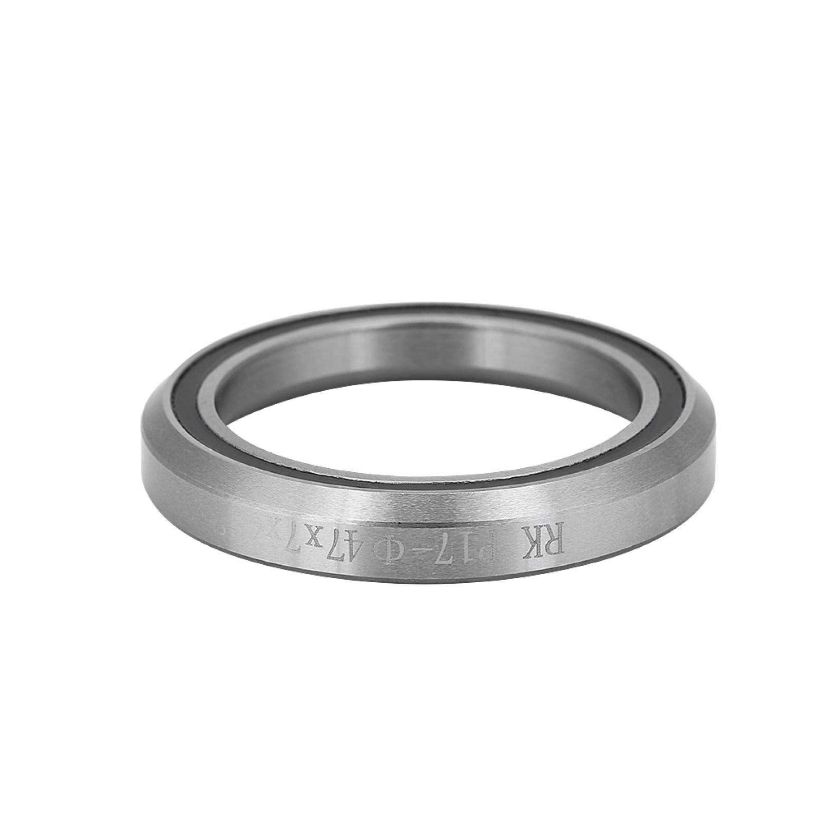 Bicycle Bearings, Steel Ring Bike Headset Bearings, 41mm 41.8mm 47mm 49mm 52mm Sealed Bearings Single Repair Accessory for Mountain Road Bike(47mm)