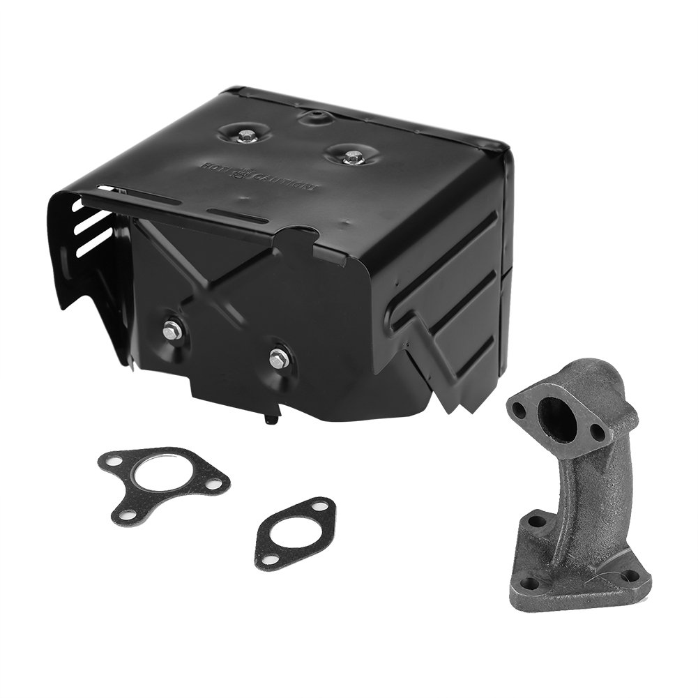 EVTSCAN Electric Generator Muffler Assembly for Honda GX340 GX390 182F 188F Gasoline Engine Parts