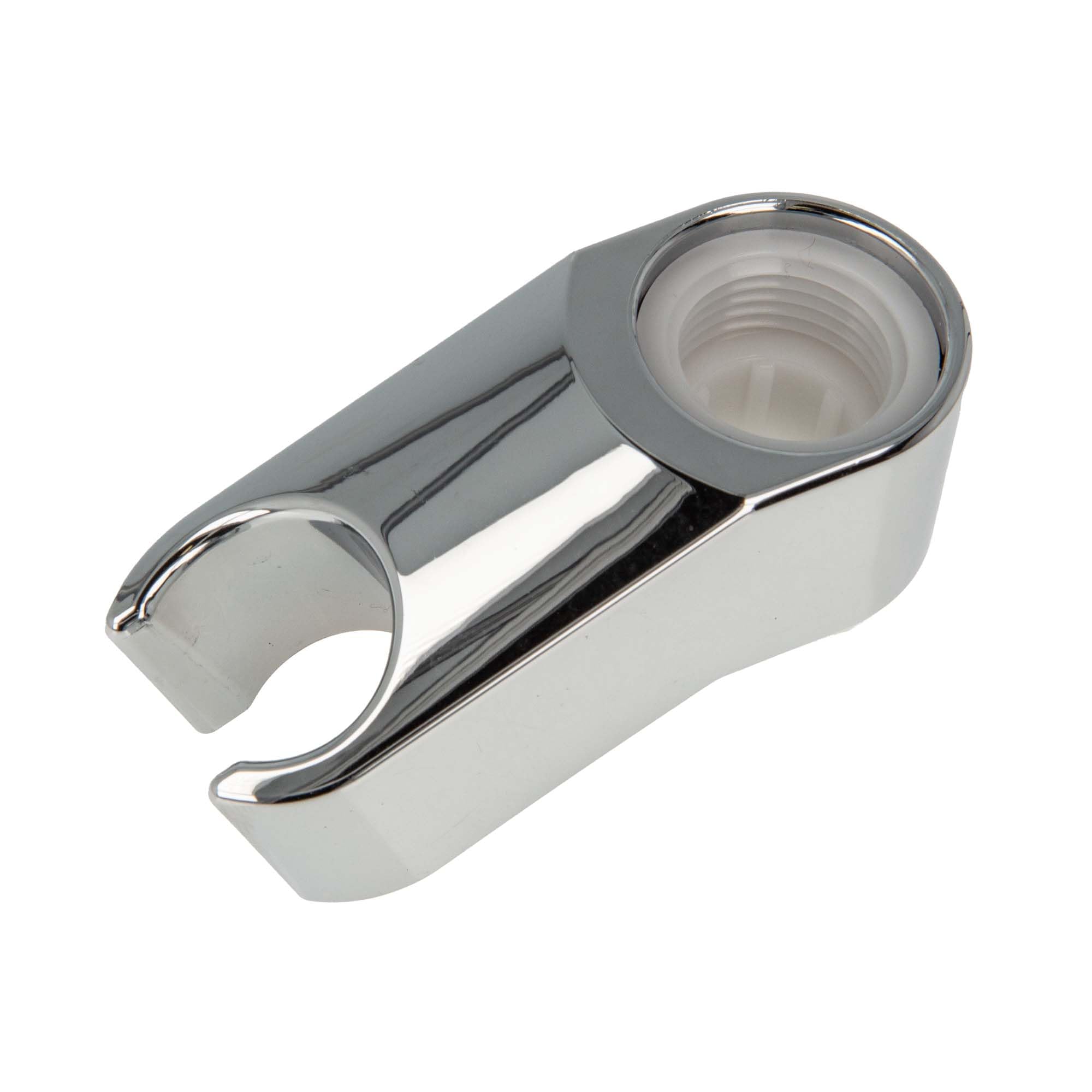 Shower Holder for mounting on Fittings, Chrome-Plated Plastic.