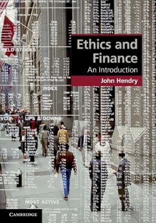 Amazon Com Ethics And Finance An Introduction Cambridge