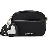 Madden Girl Charlotte Camera Crossbody Bag, Black
