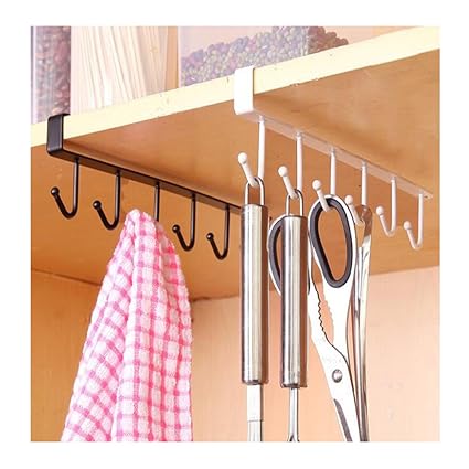 Lalang 1pc Tea Cup Mug Holder Under Shelf Cup Hanger Drying Rack 6